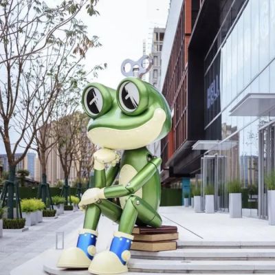 練瑜伽的卡通青蛙有什么寓意？