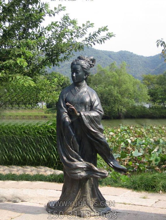 雕塑雕塑 觀光景區春秋時期著名美女西施銅<a href=