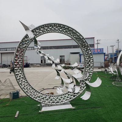 廣場不銹鋼鴿子雕塑是怎么制作出來的？