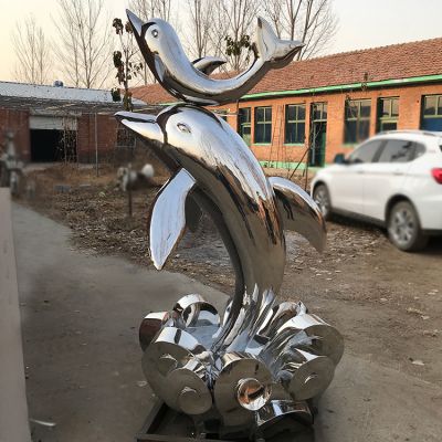 不銹鋼鏡面母子大象雕塑的作用是啥？